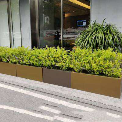 【工廠供應室外防腐木成品花池,園林工程綠化移動花箱定制】價格_廠家