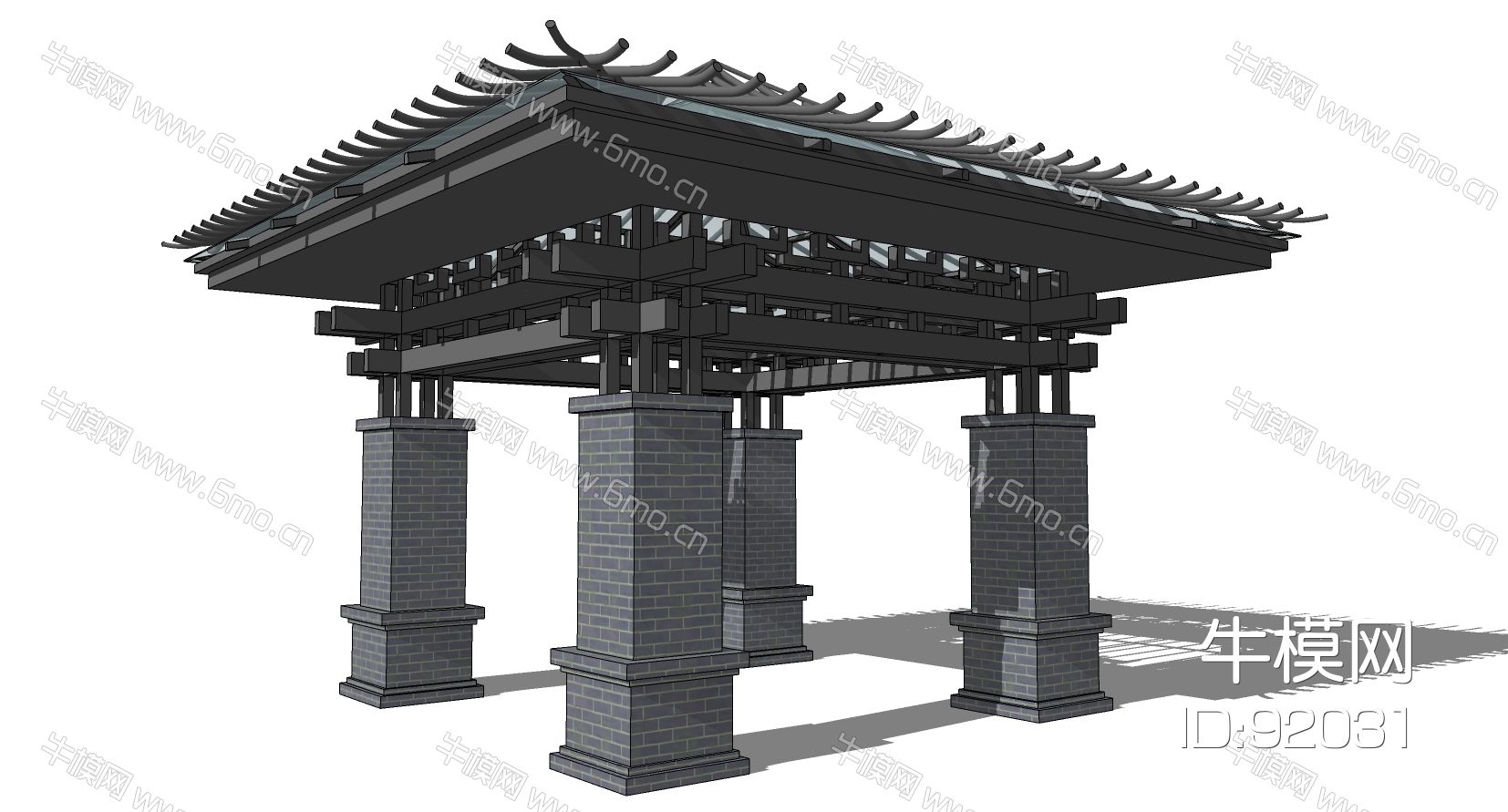 湖南園林古建牌樓 湖南古建亭子游廊_co土木在線